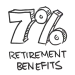 7% Retirement Benefits